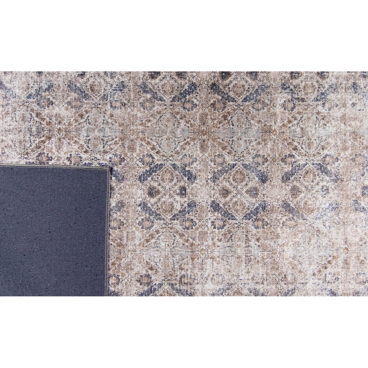 Grey Abstract Washable Area Rug 2' x 3' V285