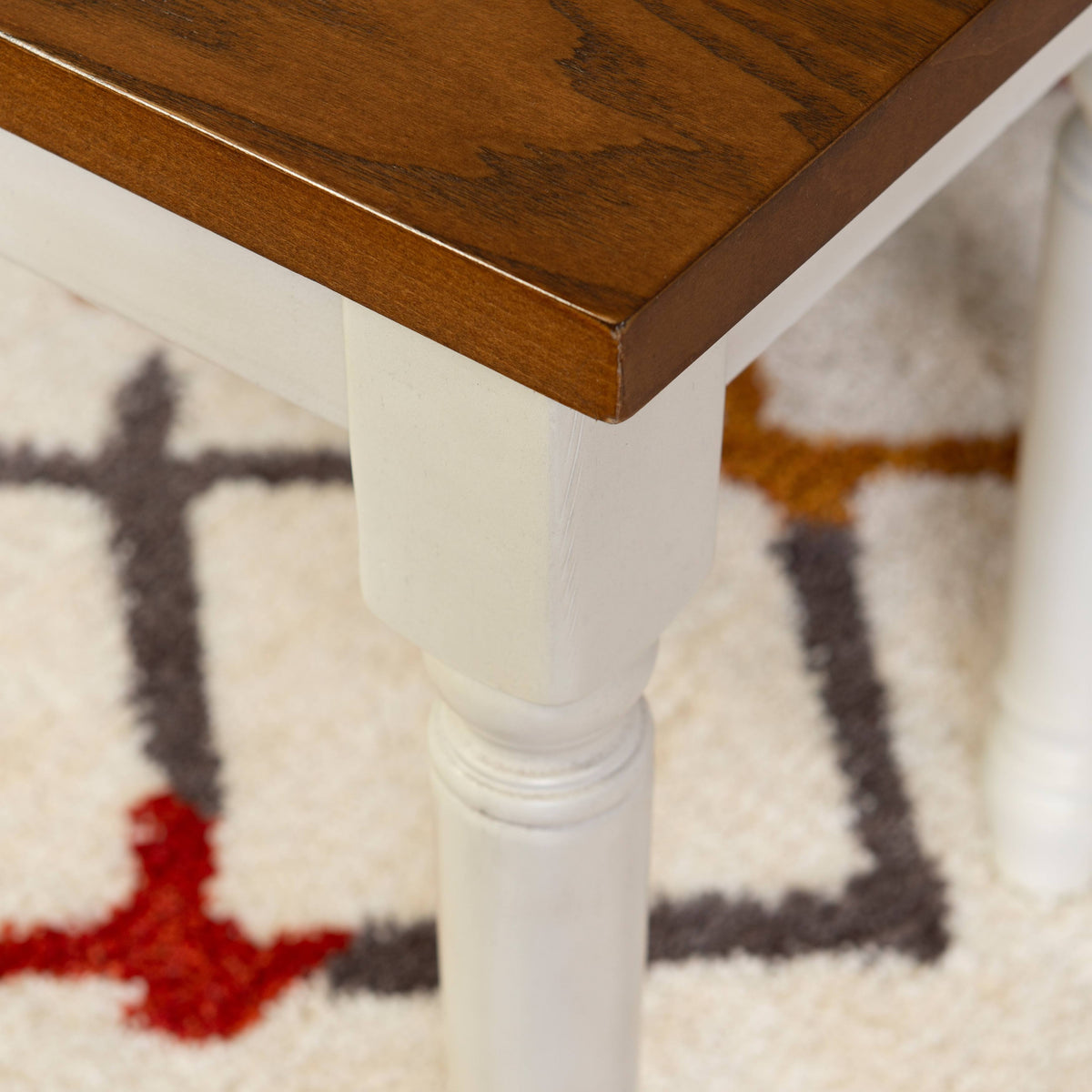 Brown Wood Bench G51353
