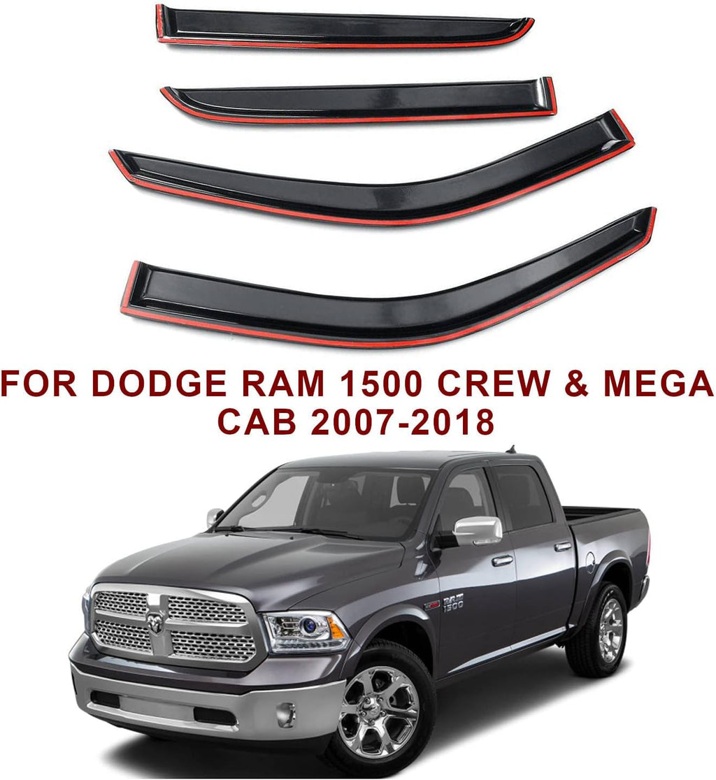 Dark Smoke Tape-on Window Visor Deflector F748592