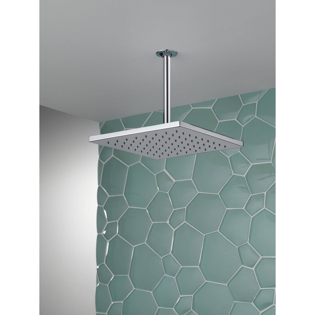 Chrome Metal Raincan Shower Head Y71321