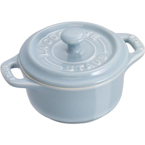 6-pc Mini Round Ceramic Cocotte Set X8455