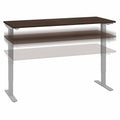 Electric Height Adjustable Standing Desk in Black Walnut E181