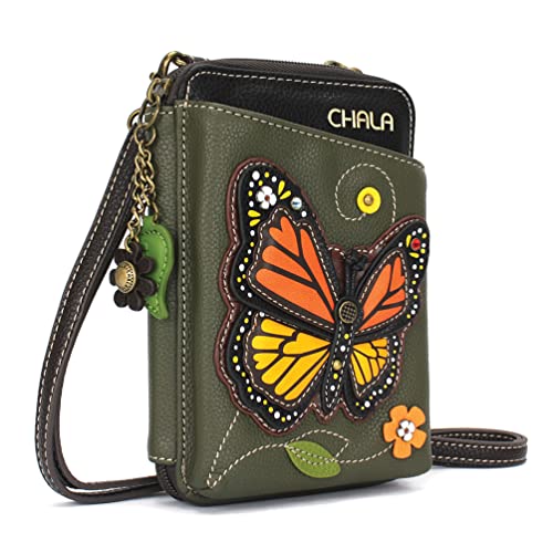 Faux Leather Multicolor Crossbody Cell Phone Purse N3147