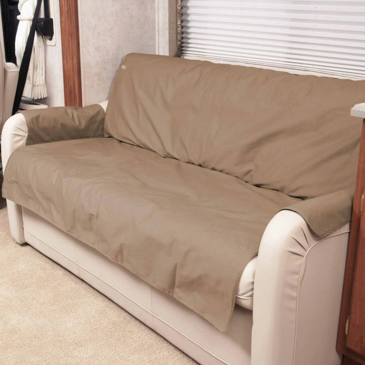 Taupe Sofa Cover D12408