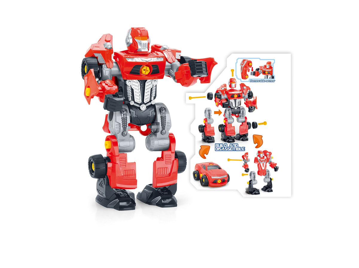 3-In-1 Toy Robot Playset with Electric Play Drill and Screwdriver C129