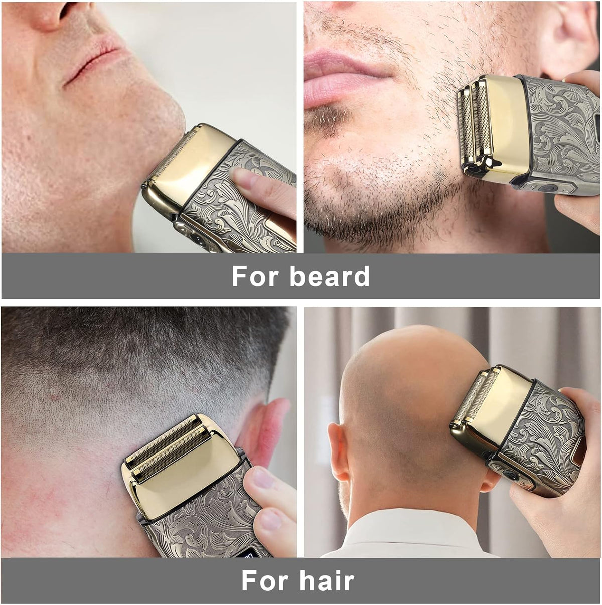 Beard Trimmer Electric Razor Cordless Hair Clippers 7 in 1 Beard Grooming Kit T326
