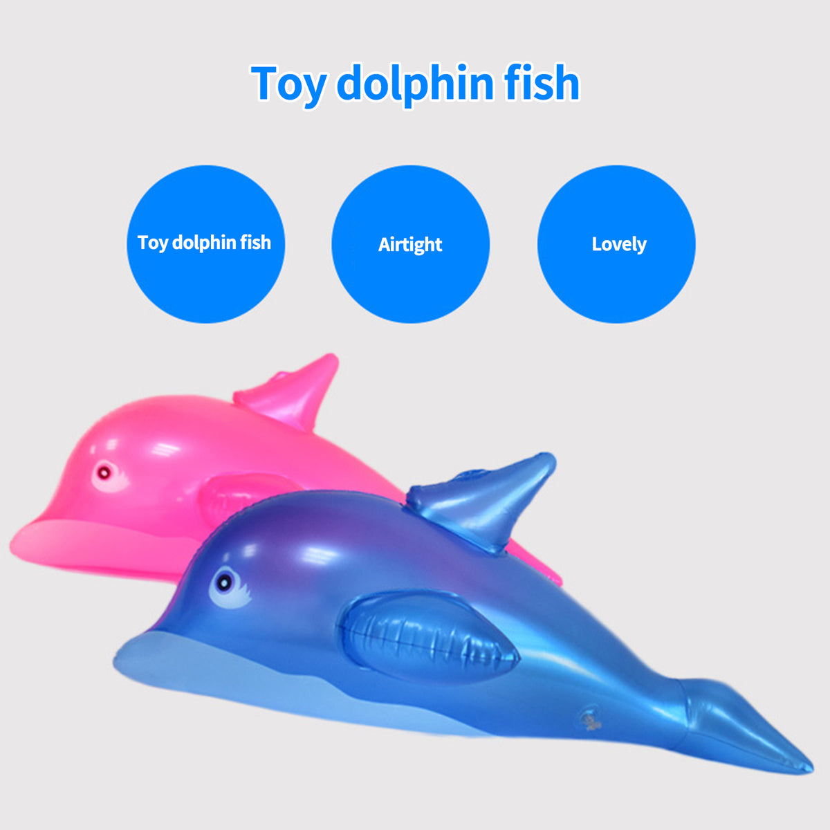Inflatable Dolphin Fish Children Toy for Swimming Pool W435