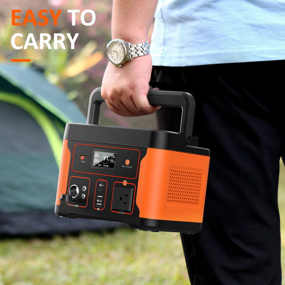Portable Power Station 600W 550Wh LiFePO4 Battery J1499