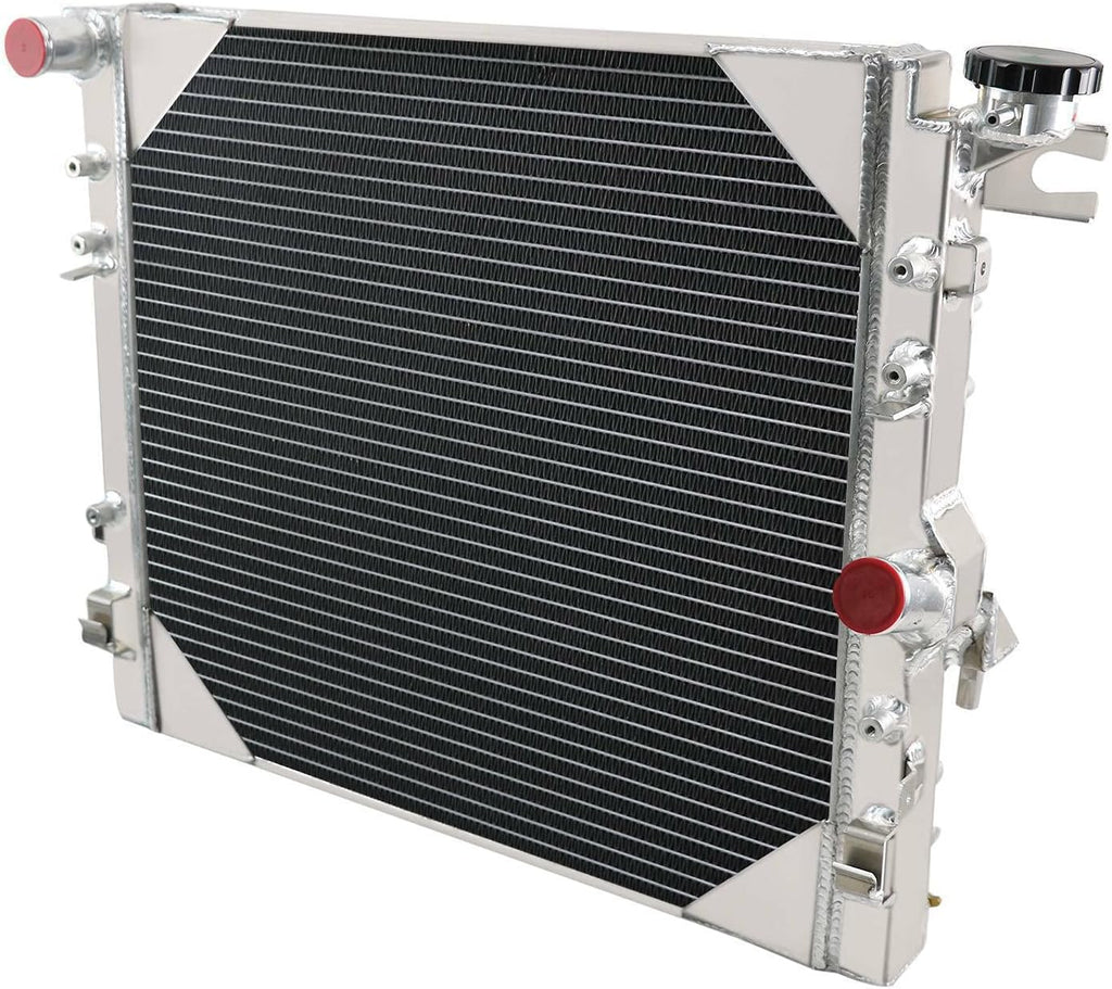 Aluminum Radiator with Shroud Fan and Relay for Jeep Wrangler JK 3.6L 3.8L V3300