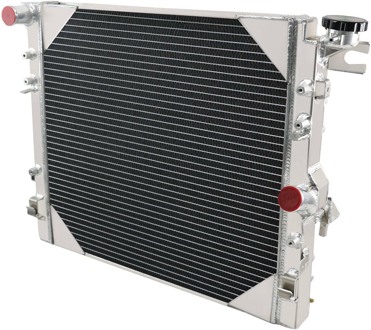 Aluminum Radiator with Shroud Fan and Relay for Jeep Wrangler JK 3.6L 3.8L V3300