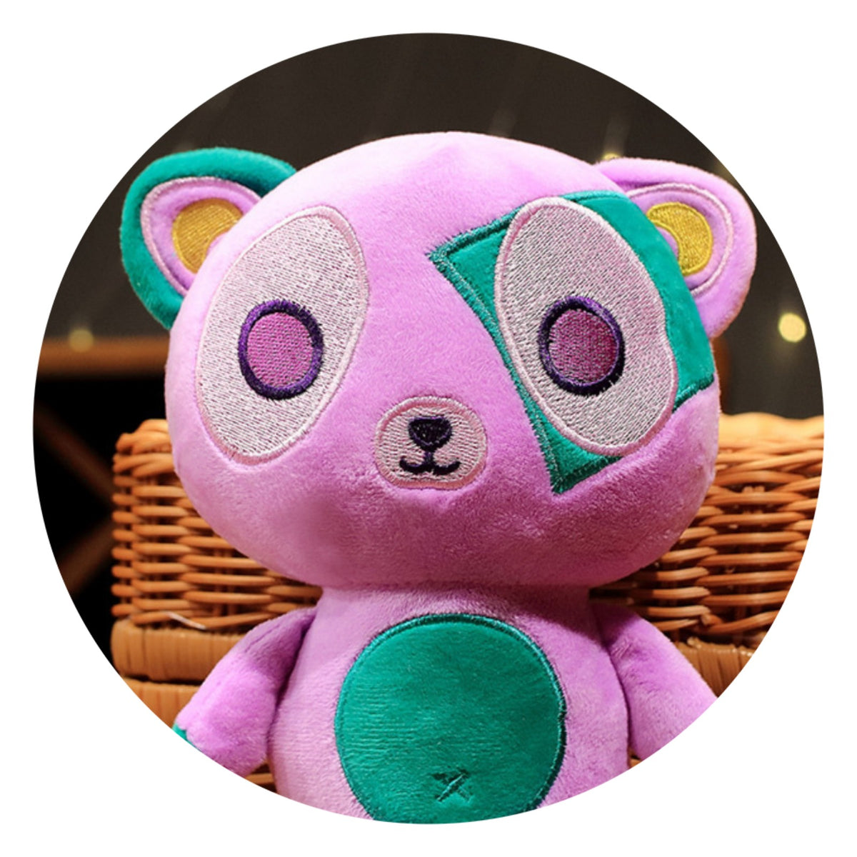 Purple 9.8 Inch Plush Teddy Bear Doll C786
