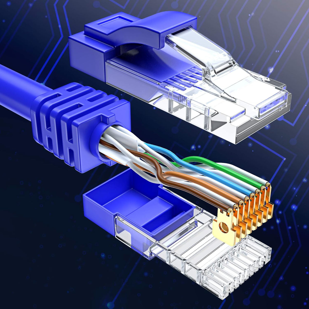 250 Ft Blue Cat 6 Ethernet Cable P87174