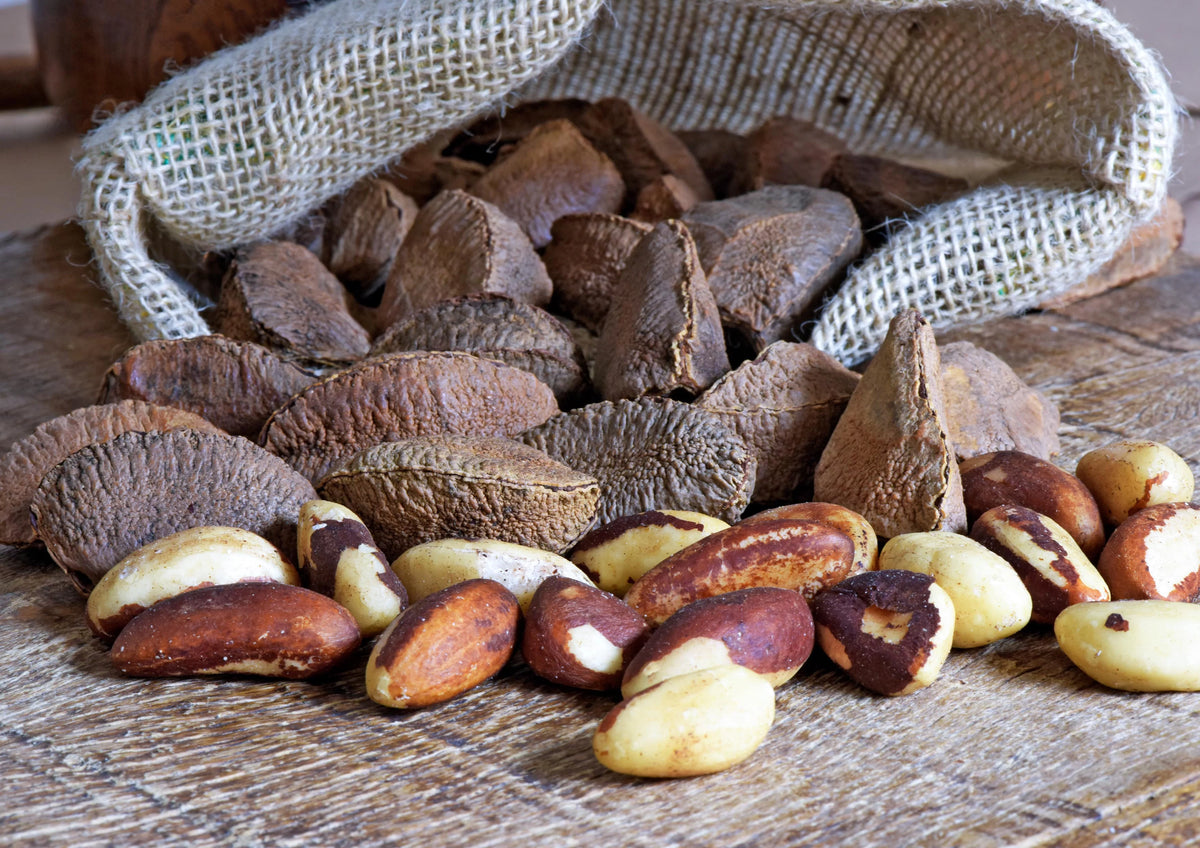 Organic Dry Roasted Brazil Nuts with Himalayan Salt, 4 Pounds I62037