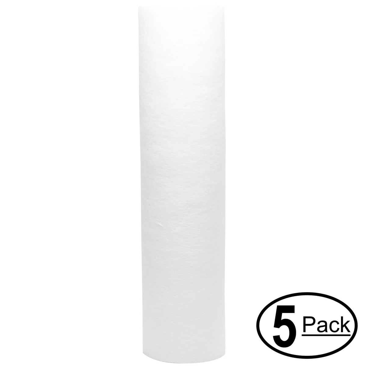 5-Pack 10-inch 5-Micron Polypropylene Sediment Filter Cartridge C68822