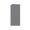 Gray Wall Cabinet with Three Drawers I981