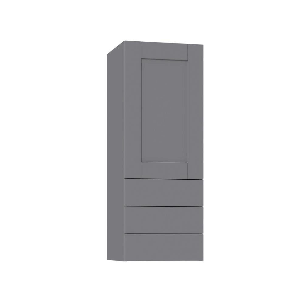 Gray Wall Cabinet with Three Drawers I981