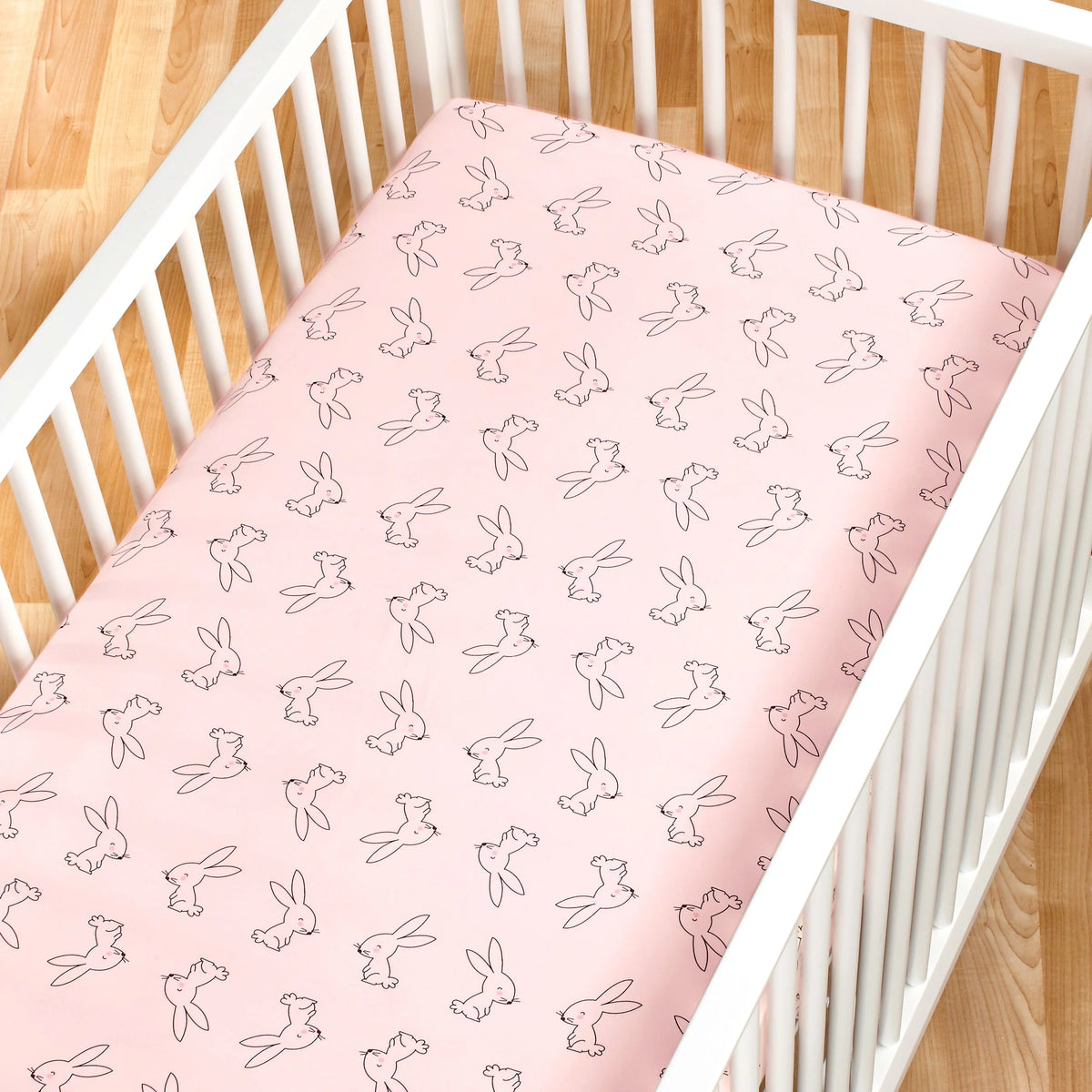 3 Pc Organic Cotton Crib Bedding Set E45667