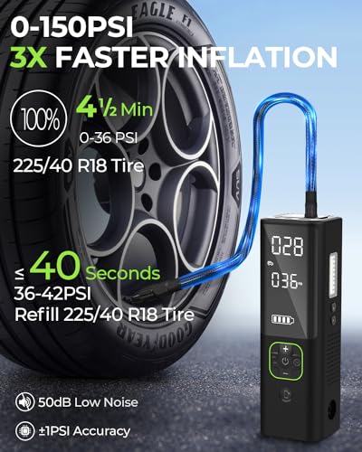 Portable Tire Inflator Air Compressor K3362