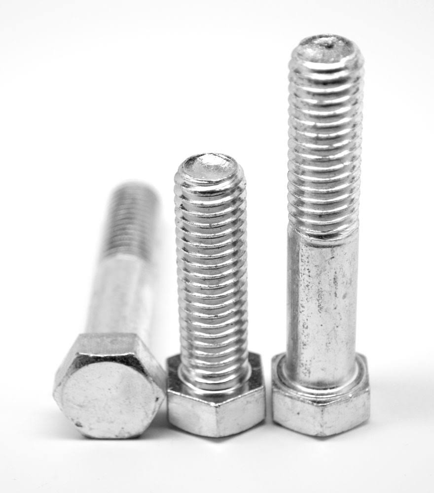 Fine Thread Grade 5 Hex Cap Screw Medium Carbon Steel Zinc Plated Y28137