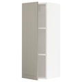 Wall Cabinet, White/Beige, 15x15x40 D30111