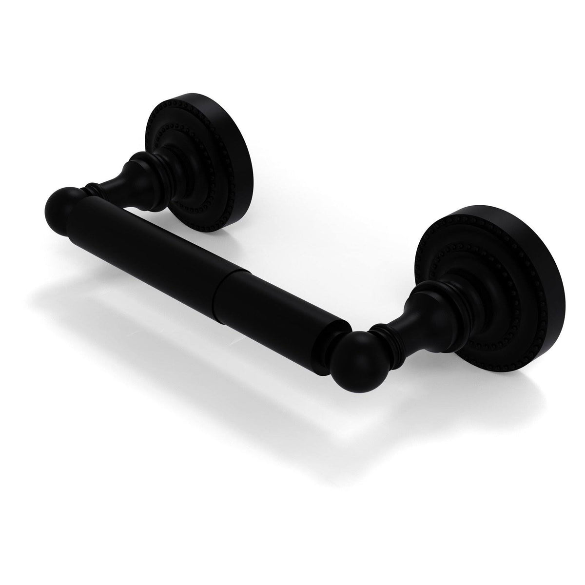 Matte Black 2 Post Toilet Tissue Holder Y54636