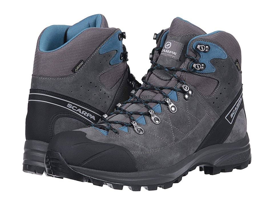 Wide Men's Shark Grey/Lake Blue Hiking Boots E575