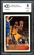 1996-97 Topps #138 Kobe Bryant Rookie Card BGS BCCG 9 Near Mint+ Z343
