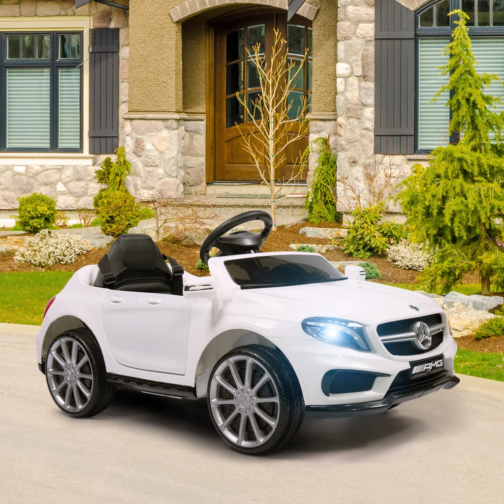 6V Battery 4-Wheel Electric Ride On Truck Car with Remote Control, White C95971
