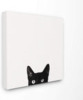 Black Cat Canvas Wall Art, 24 x 24 W8800