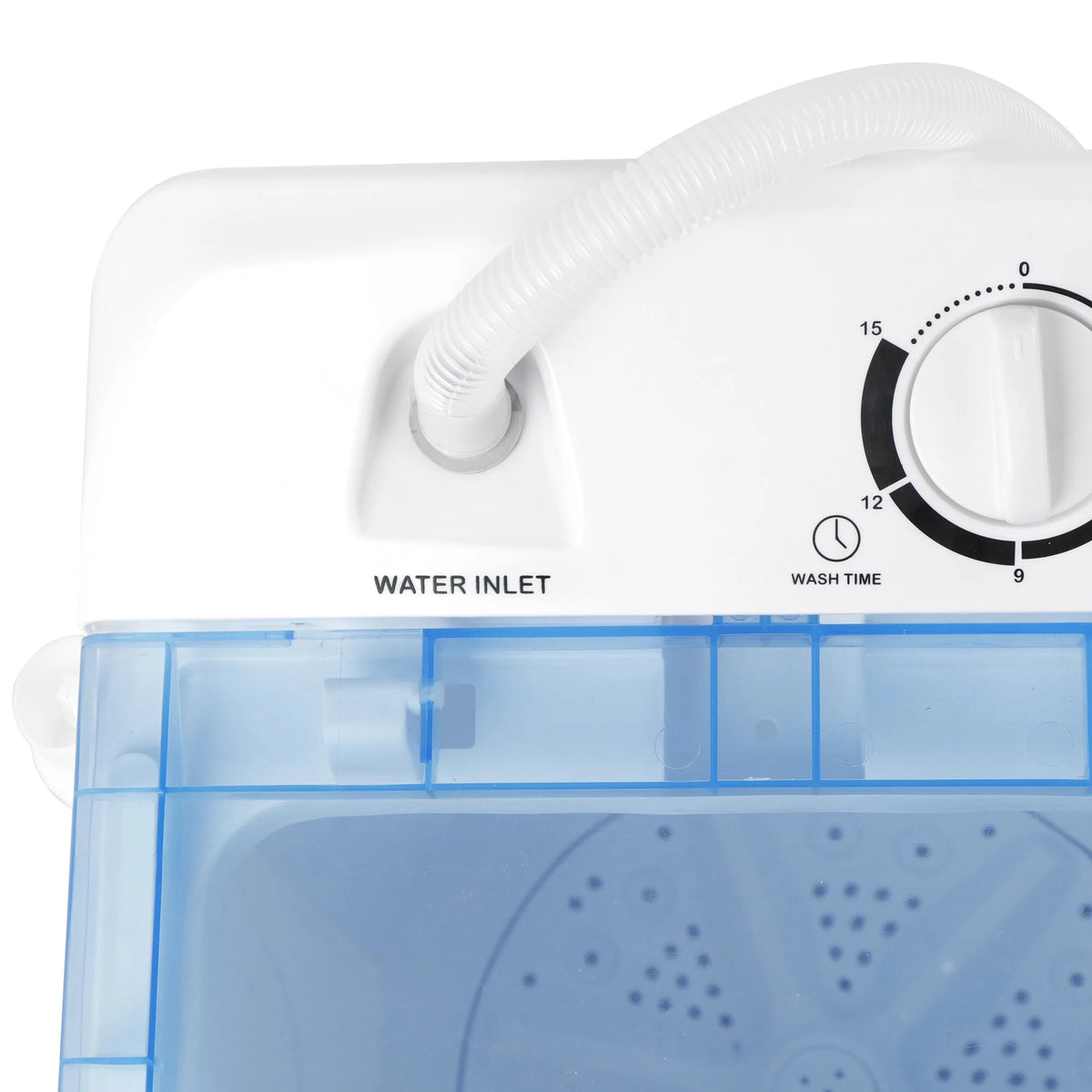 2 in1 Portable Mini Washing Machine Top-Load Twin Tub Washer Spin Dryer, White X86164