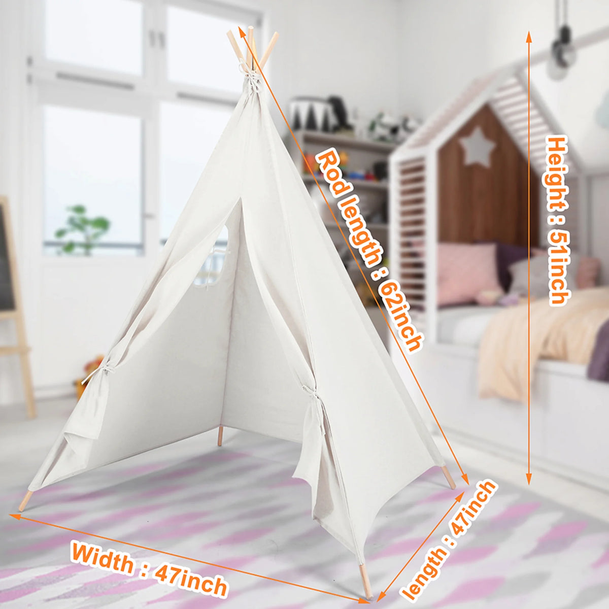 Washable Fodable Kids Play Tent V379