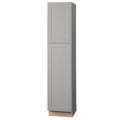 Shaker Assembled Pantry Kitchen Cabinet in Dove Gray N79487