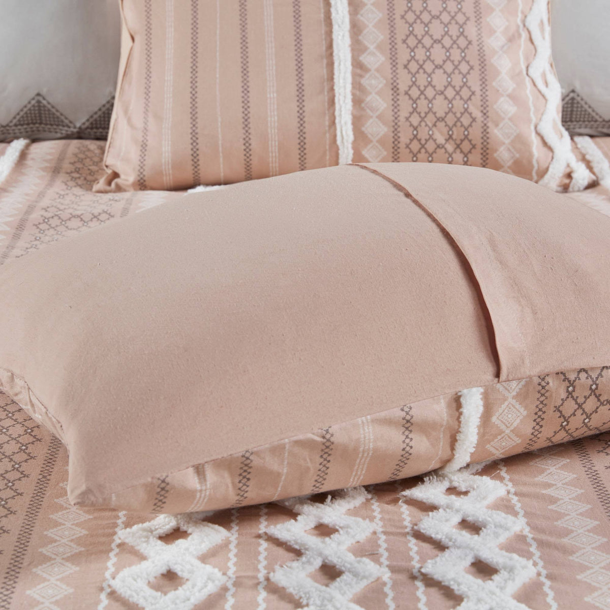 Blush King Cotton Duvet Cover Set Q27620