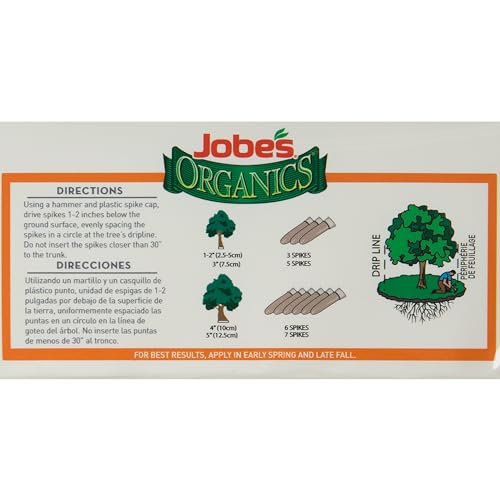 15 Count Slow Release Fertilizer Spikes for Fruit and Citrus Plants P37834