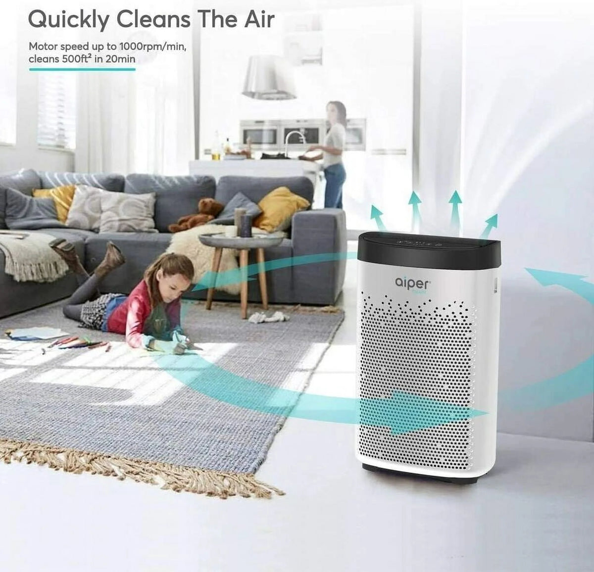 Open Box AIPER Air Purifier KJ200 - WHITE K115949