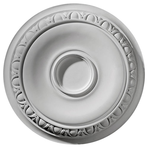 24 1/4x22OD x 1 1/2x22P Ceiling Medallion Hand-Painted Smokey Topaz Crackle L6240