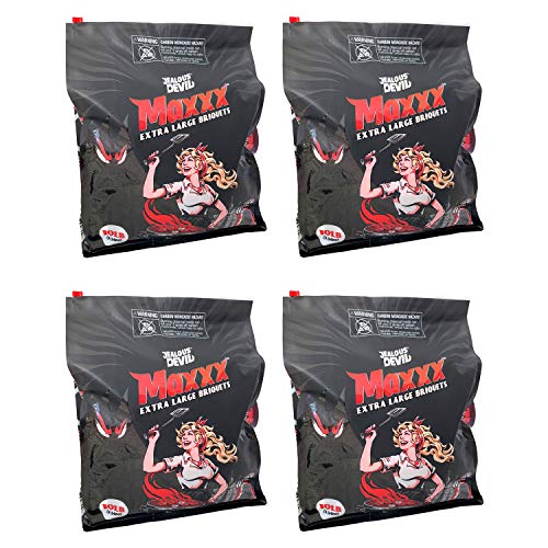 All Natural Hardwood Charcoal Briquets, 10 Pound 4 Pack V77829