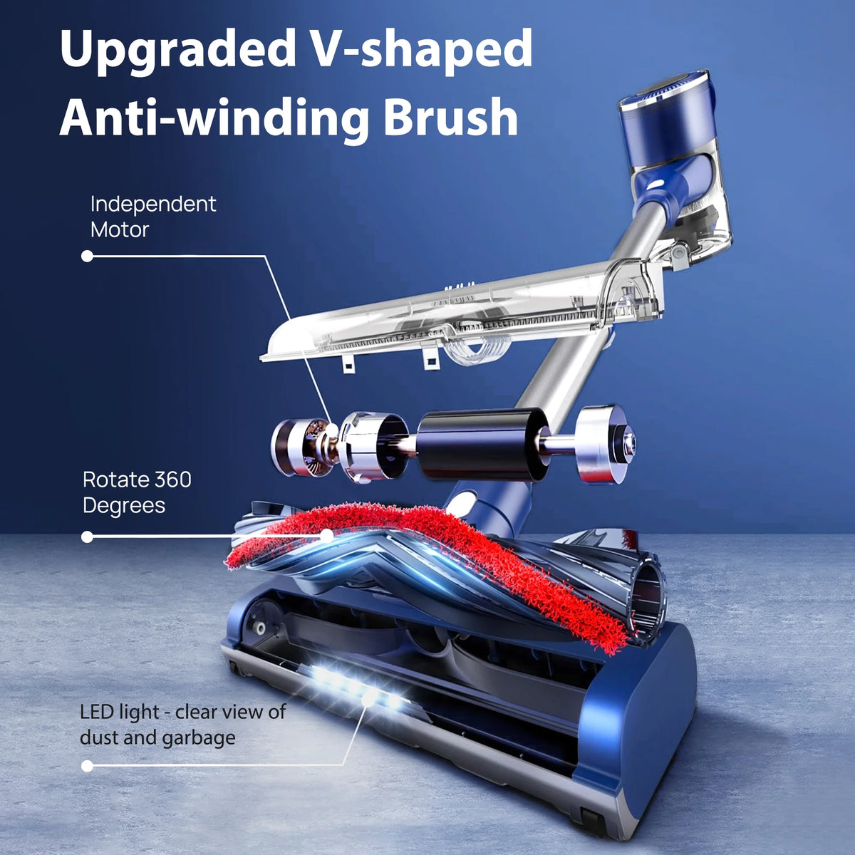 Cordless Stick Vacuum Cleaner with 25Kpa Suction L35615