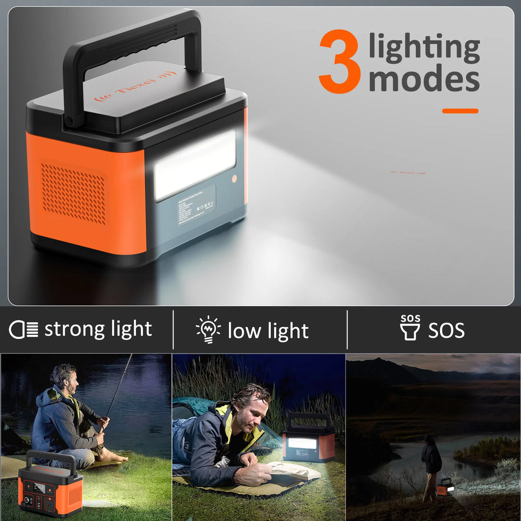 Portable Power Station 600W 550Wh LiFePO4 Battery J1499