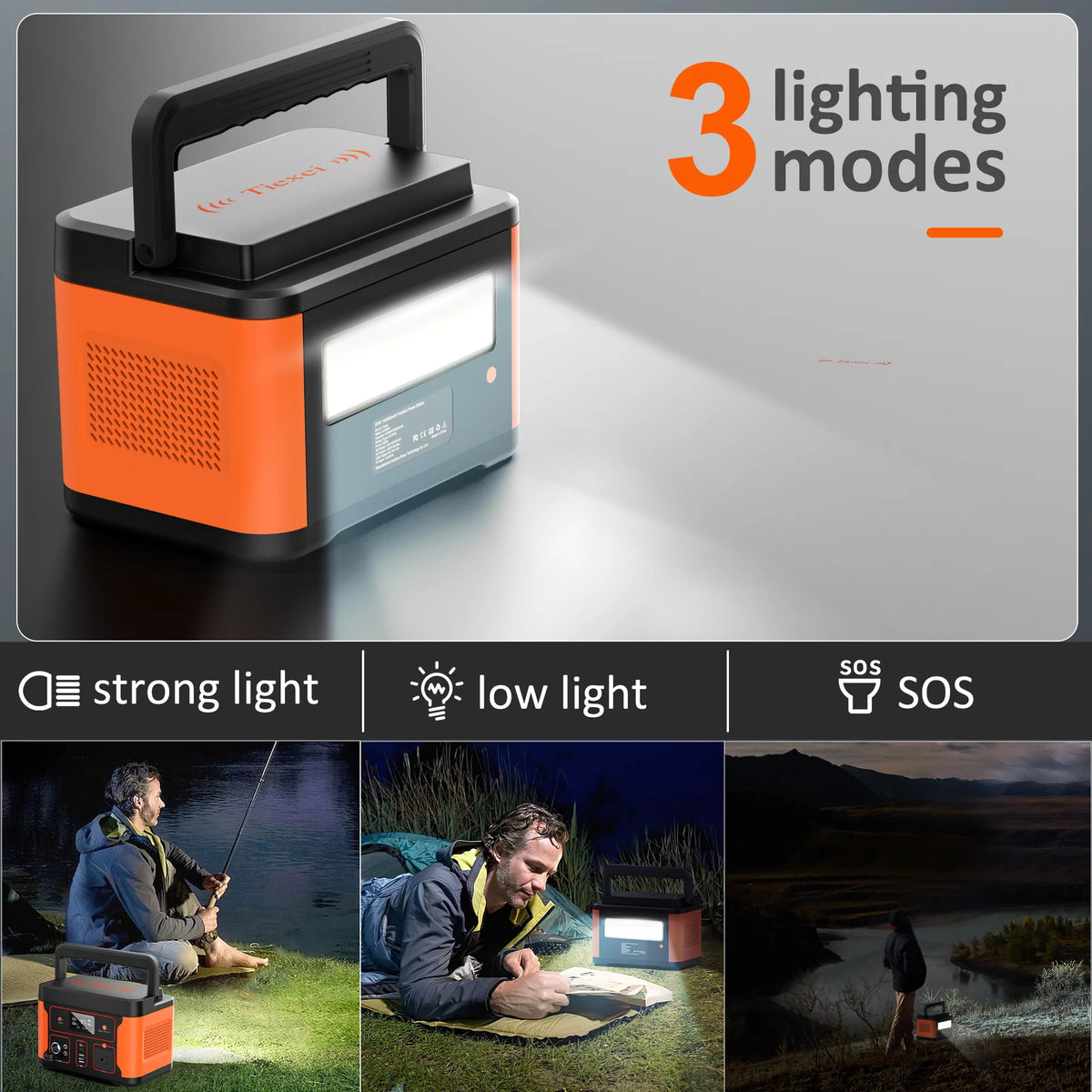 Portable Power Station 600W 550Wh LiFePO4 Battery J1499