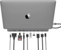 USB C Docking Station with 100W PD, 4K HDMI, DisplayPort, VGA, Ethernet, Card Reader, USB 3.0, USB 2.0, Aux Adapter Z573