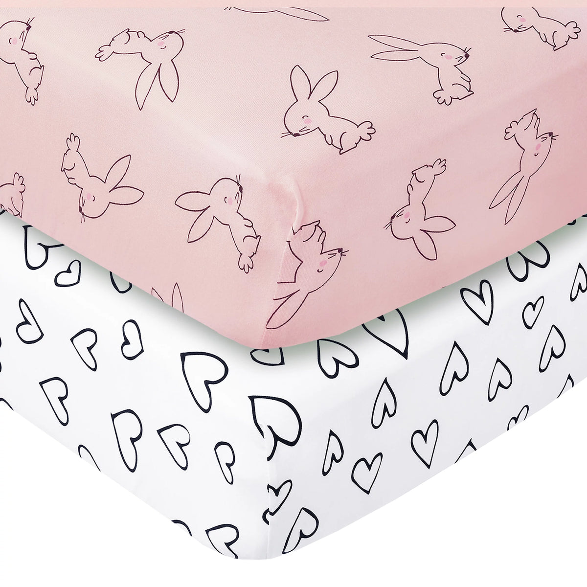 3 Pc Organic Cotton Crib Bedding Set E45667