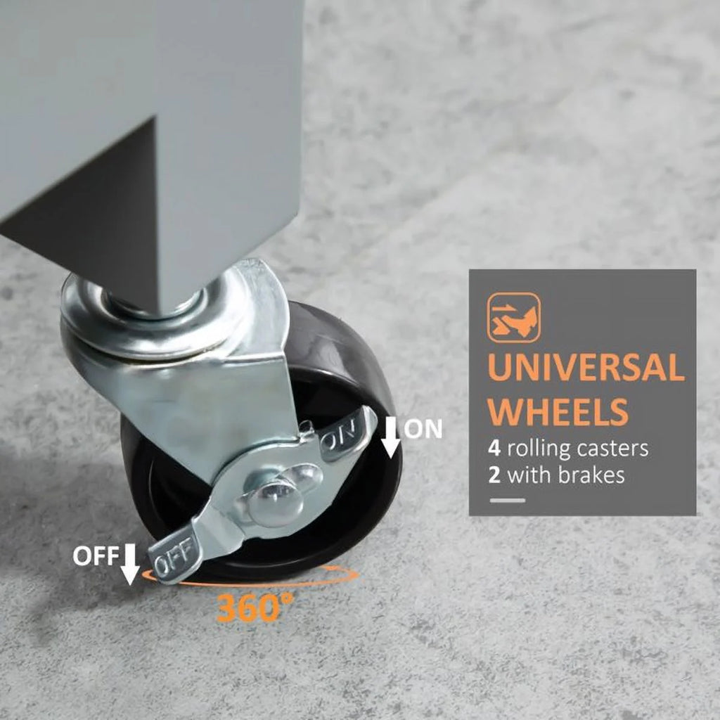 Kitchen Island Cart on Wheels W36691