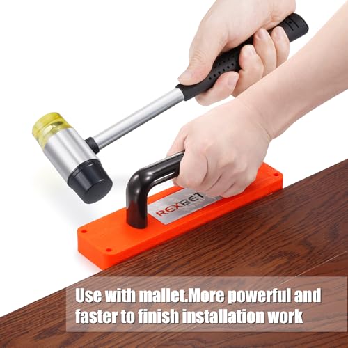 44-Piece Laminate Wood Flooring Installation Kit with Tapping Block, Pull Bar, Mallet, Contour Gauge and 40 Spacers C928163