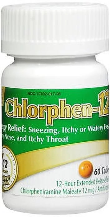 Chlorphen-12 Extended Relief Allergy Tablets, 60 Ct N528331