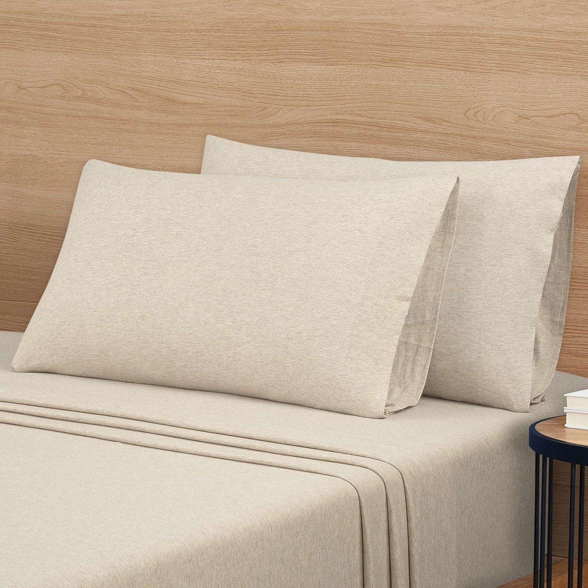 Queen 3 Pieces Cotton Poly Sheet Set E96551