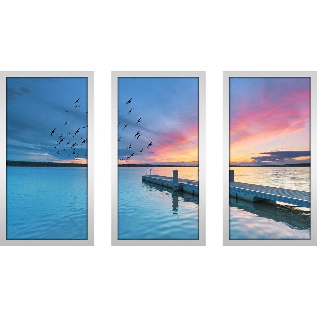 3 Piece Framed Photographic Print Set H445