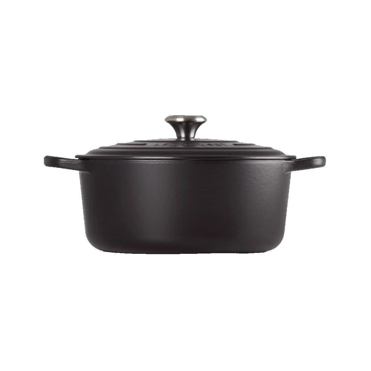 Round Casserole Cast Iron 22 cm Satin Black E230834