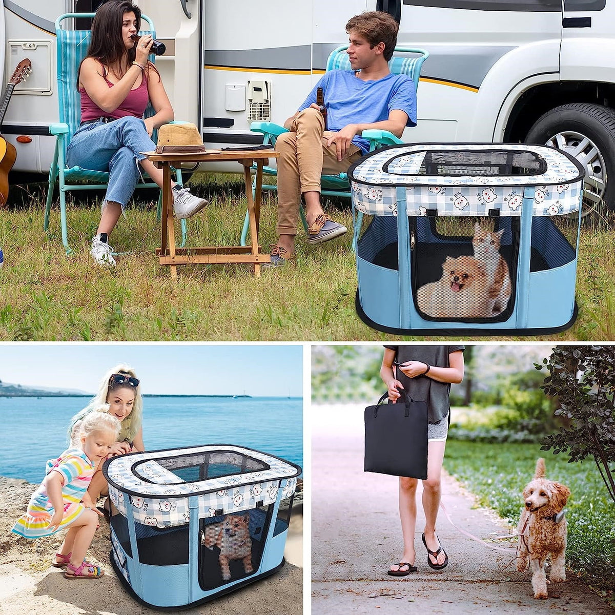 Portable Cat Cage Kennel B31508