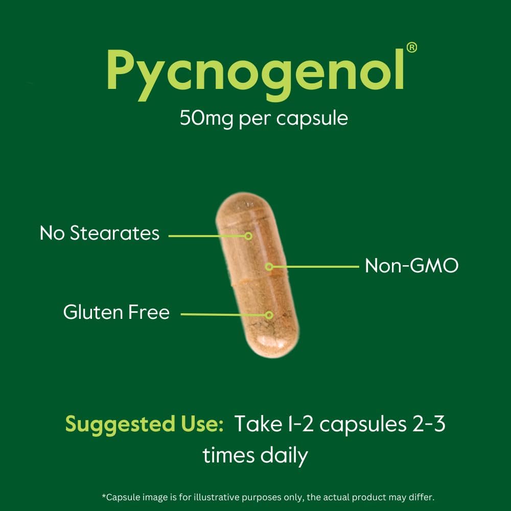 Pycnogenol 50mg 120 Capsules Z488459